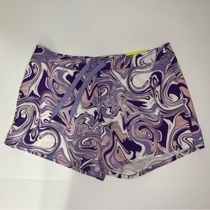O’Rageous Swim Board Shorts Juniors Lavender Oil Spill Size Small Beach